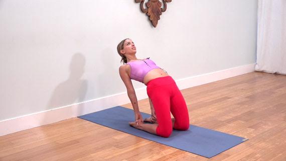 Working Into Camel Pose