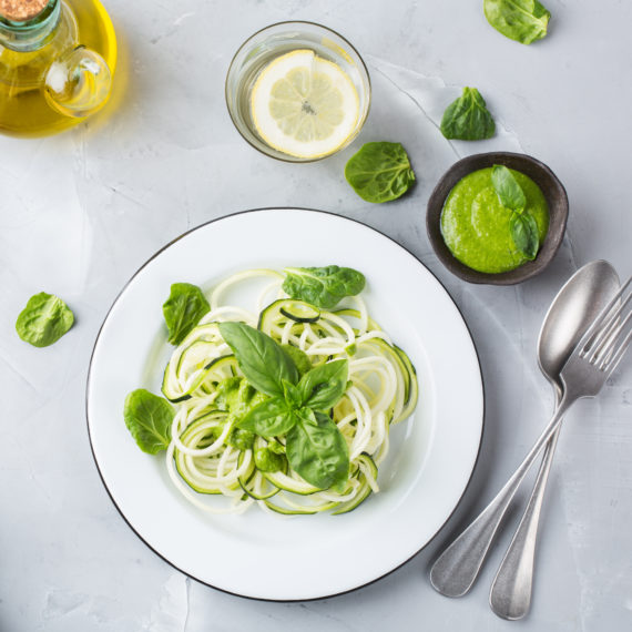 Green Dream Pesto Zucchini Pasta