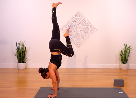 Strong Flow Into Handstand