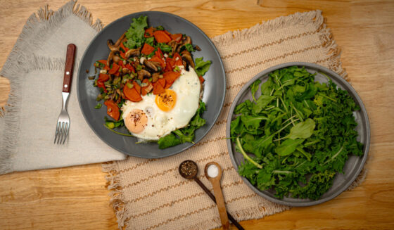 Breakfast: Sweet Potato Eggs